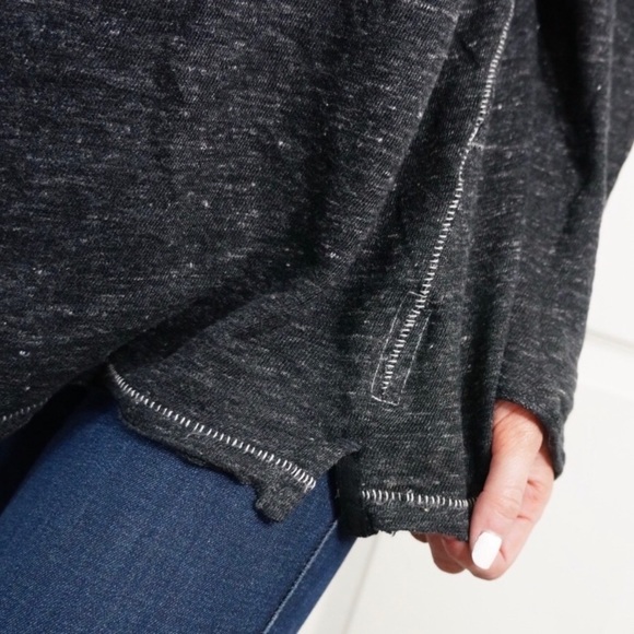 Rag & Bone Dark Gray Wool Blend Long Sleeve Top. Size S - Picture 3 of 8